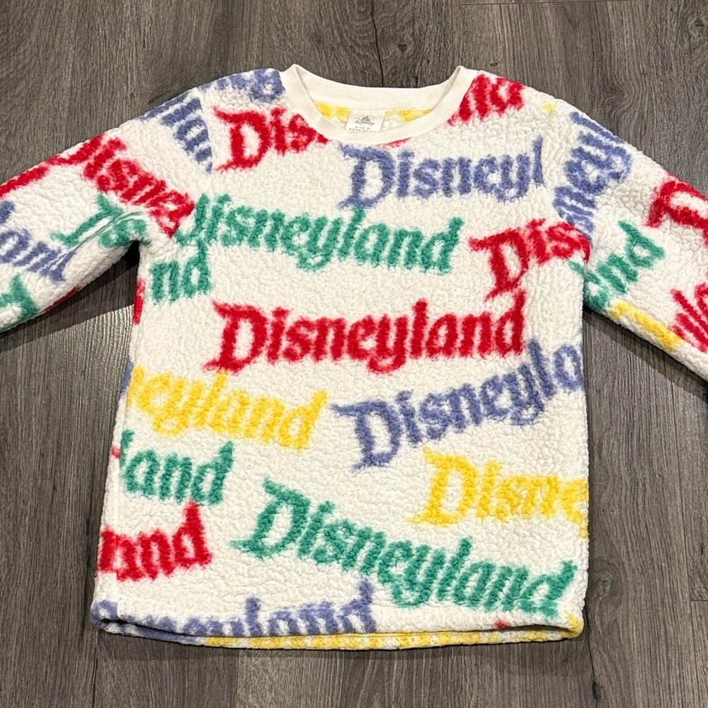 Disneyland Disney Parks Kids Fleece Sweatshirt Unisex boys & girls bright color